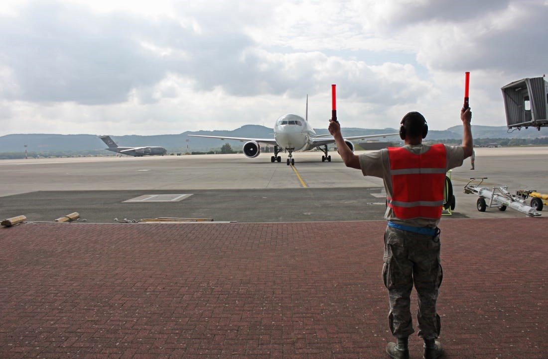 Căn cứ, sân bay quân sự Ramsetin của Mỹ là một căn cứ nổi tiếng được đặt ở Tây Nam nước Đức. Đây cũng là một trong những căn cứ lớn nhất, lâu đời bậc nhất của Mỹ tại quốc gia này. Nguồn ảnh: Pinterest.