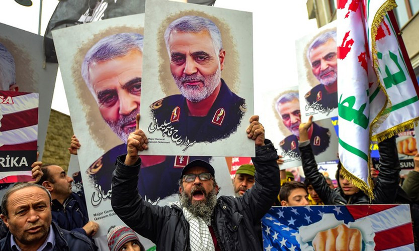 Sau khi tướng Soleimani bị thiệt mạng, Iran đã tiến hành vụ tập kích bằng tên lửa để trả đũa, tuy nhiên không có thiệt hại về nhân mạng cho binh sĩ Mỹ.