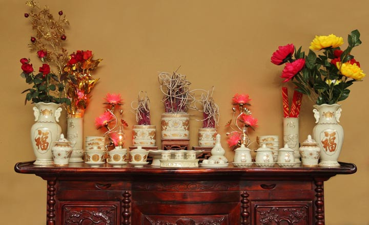 5 loai hoa dung thap huong khien be tren ung y