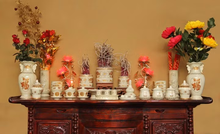 5 loai hoa dung thap huong khien be tren ung y