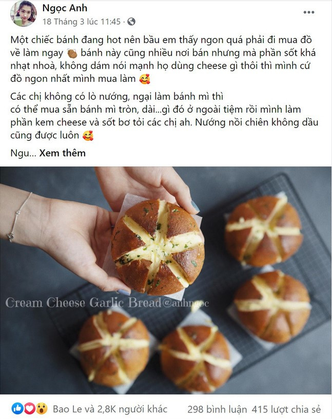 Mon banh mi dang khien hoi chi em 