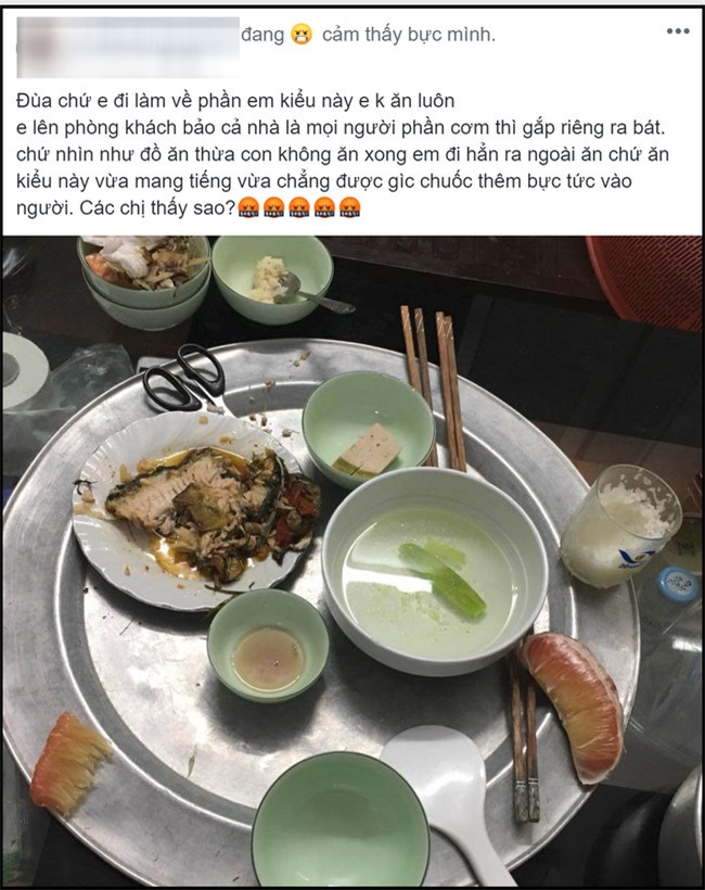 Di lam ve muon, buc xuc nha chong phan mam com nhu do thua