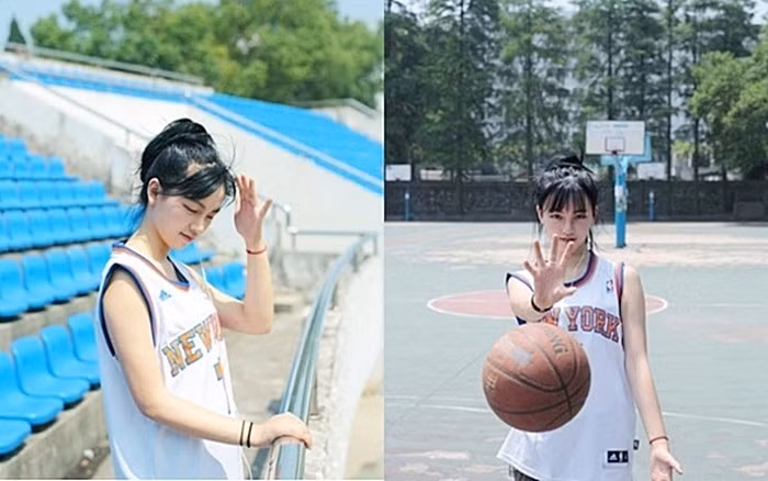 Nu than Vu Han choi bong ro tung gay sot cong dong mang