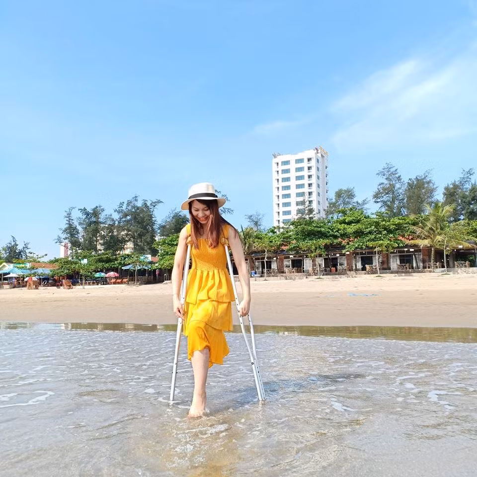 Co ke toan 1 chan khoe tim duoc 