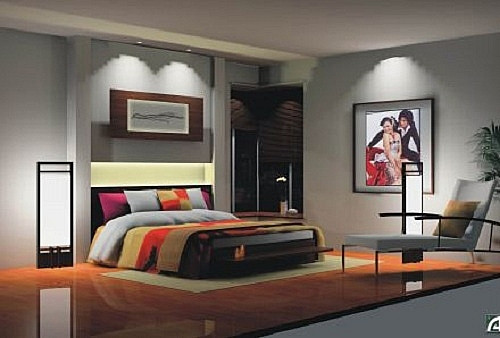 Ngoài ra, có thể treo ảnh ở bức tường mà người nằm trên giường có thể thấy được, giữ bức ảnh luôn ở trong tầm mắt, như vậy sẽ có lợi cho tình cảm của vợ chồng. 