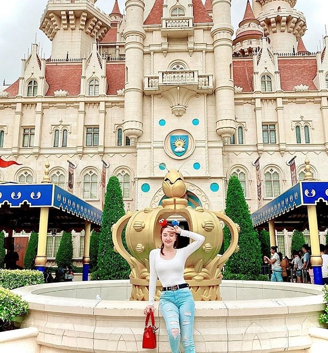 Khuôn mặt Bảo Thy luôn toát lên sự vui vẻ, hạnh phúc kể từ sau khi cô kết hôn.