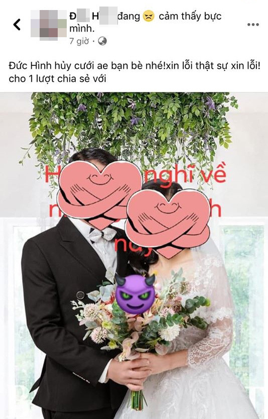 Huy hon sat ngay cuoi vi phat hien co dau co chong va 2 con