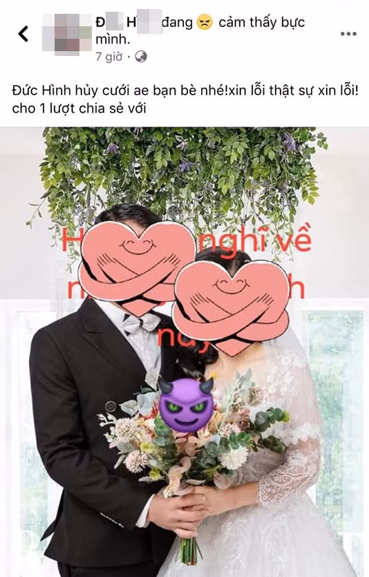 Huy hon sat ngay cuoi vi phat hien co dau co chong va 2 con