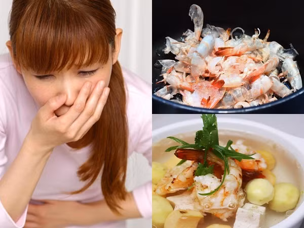 "Đại kị" khi ăn tôm vô tình biến tất cả chất bổ thành độc dược Ảnh minh họa.