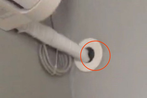 Thue khach san thay vat la tren ong thoat nuoc dieu hoa