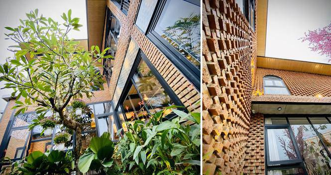 Gạch được lắp ghép chính xác và tỉ mỉ, đảm bảo kết cấu vững chắc cho ngôi nhà cũng như giúp nó có thể trường tồn cùng thời gian. 