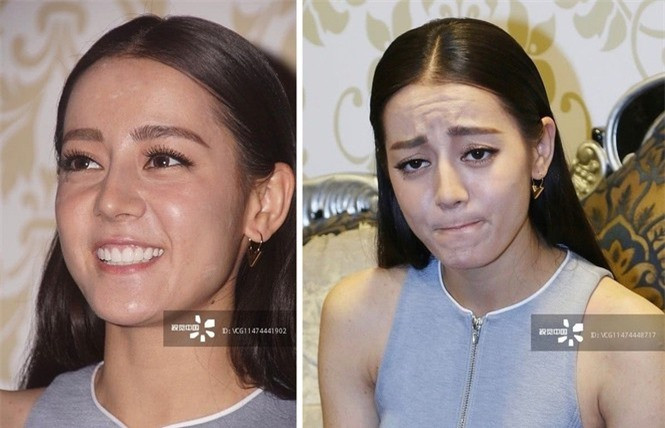 Hình ảnh cận mặt cho thấy, Nhiệt Ba lúc mới vào nghề có làn da xỉn màu, không căng mịn. Nhiều người đặt nghi vấn, Nhiệt Ba đã can thiệp "dao kéo" mới sở hữu diện mạo xinh đẹp như hiện tại.