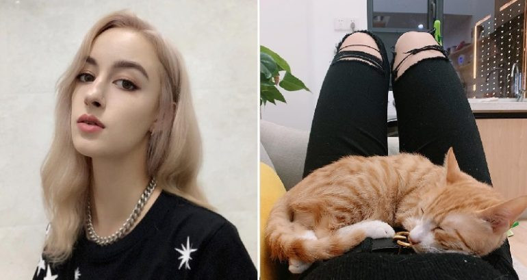 Thieu nu xinh dep tu choi roi Vu Han vi meo cung