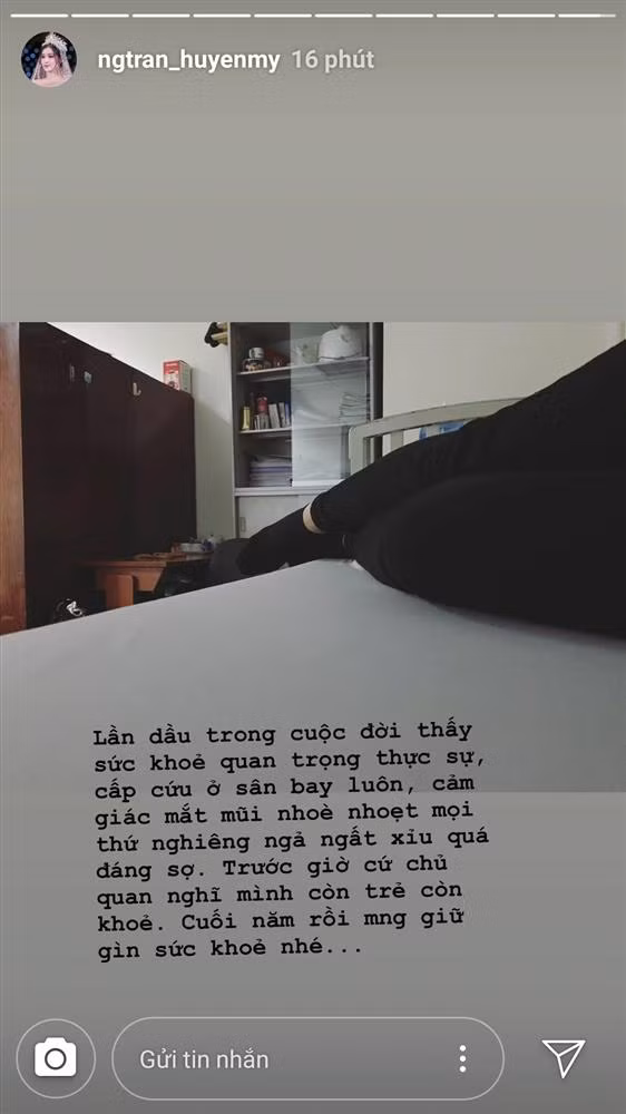 A hau Huyen My bat ngo ngat xiu, phai cap cuu ngay tai san bay