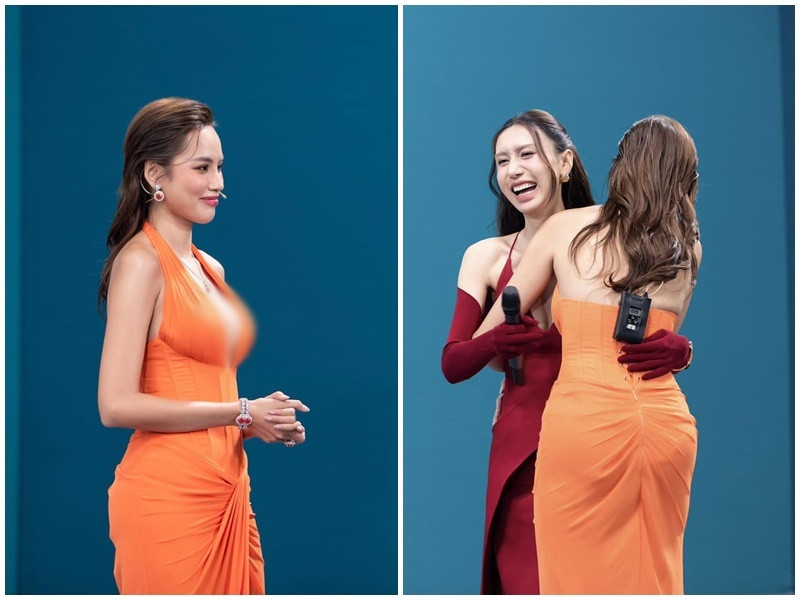 Lynk Lee chia sẻ lý do chọn về đội của Hoa hậu Lê Hoàng Phương: "Cũng thật có duyên khi về với team của Lê Hoàng Phương mặc dù trước đó là Linh quen với 3 mentor kia, lúc đó chưa bao giờ nghĩ là sẽ về với Phương. Nhưng Phương nói thuyết phục quá, ngầu quá và chiến quá. Tim bị rung động mất rồi". Ảnh: FB Lynk Lee.