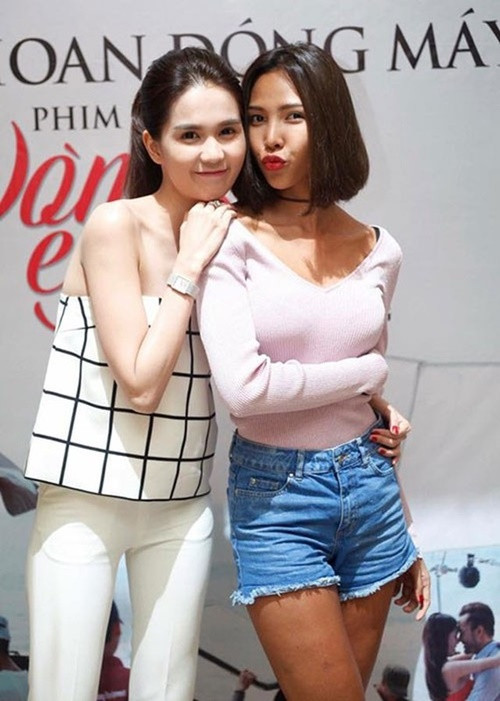 Minh Triệu thân thiết với Ngọc Trinh từ khi mới vào showbiz.
