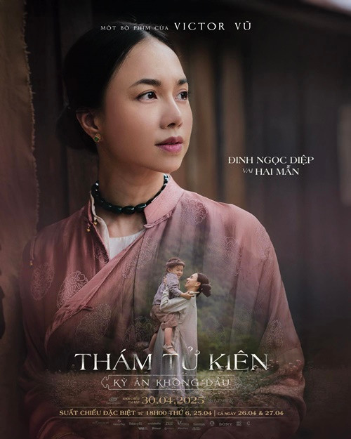 Đinh Ngọc Diệp đang gây chú ý khi đóng vai Hai Mẫn trong phim Thám tử Kiên: Kỳ áo không đầu của Victor Vũ. Đinh Ngọc Diệp chia sẻ trên Znews, cô phải tự đi casting như các diễn viên khác.