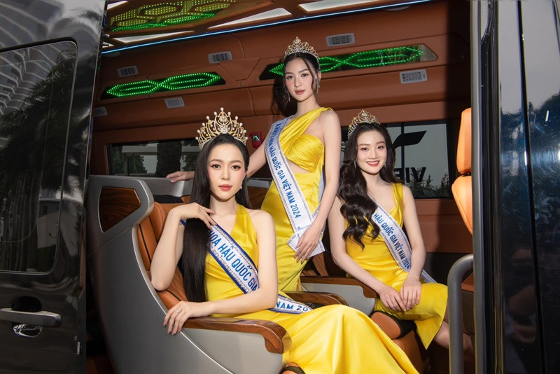 Cẩm Ly cao 1m70, có số đo 3 vòng 78-61-92cm khi tham gia Hoa hậu Quốc gia Việt Nam 2024.