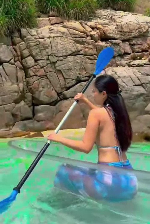 Trong mắt nghệ sĩ Việt Anh, Chân Chân xinh đẹp, có vóc dáng cao ráo. Ảnh: FB NSND Việt Anh.