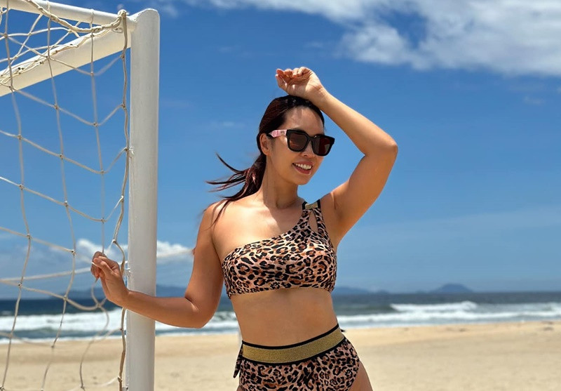 Nhan sac quyen ru cua sieu mau Ha Anh sau 2 lan sinh no