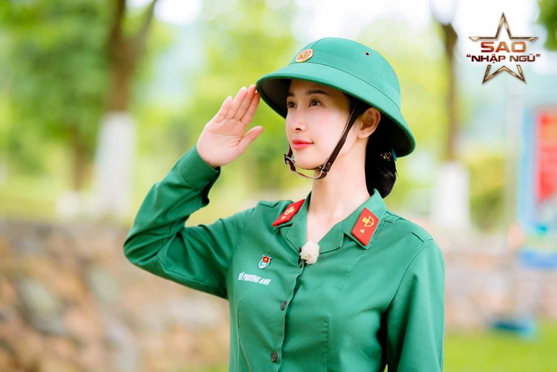 Diễn viên Jun Vũ từng tham gia chương trình Sao nhập ngũ 2024.