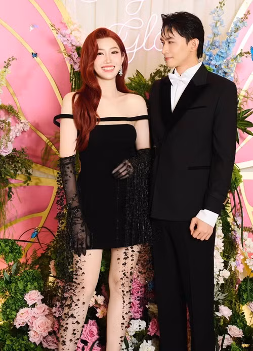 Thúy Ngân và Võ Cảnh trở nên thân thiết sau khi đóng chung phim 7 năm chưa cưới sẽ chia tay. Ảnh: FB Thúy Ngân.