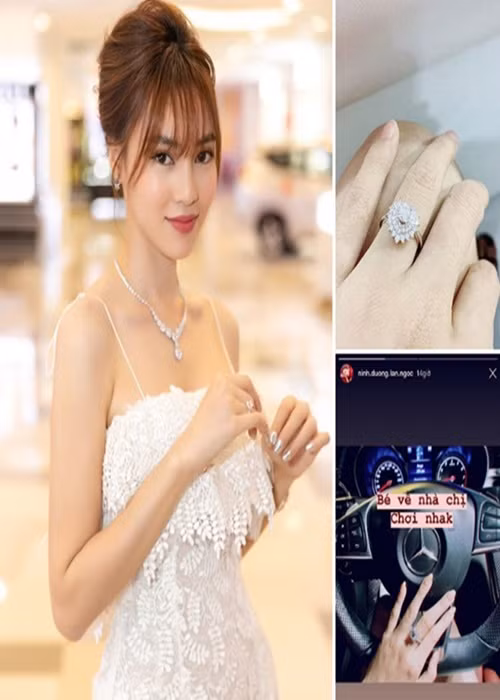 Năm 2019, nàng "ngọc nữ" khoe 2 chiếc nhẫn kim cương. Ảnh: Vietnamnet.