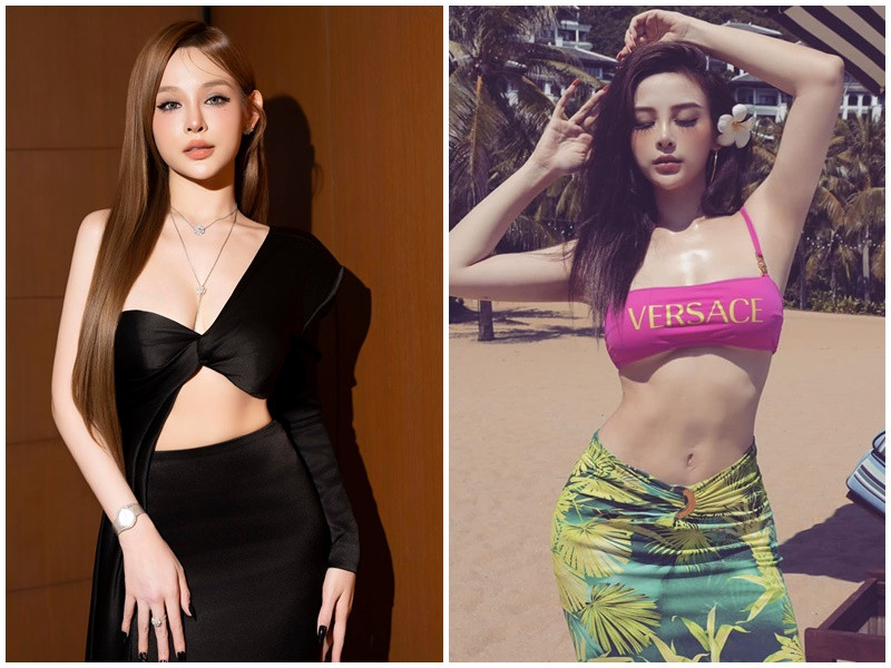 Tuổi 36, Huyền Baby vẫn trẻ trung, gợi cảm dù từng 2 lần sinh nở. Ảnh: FB Huyền Baby.