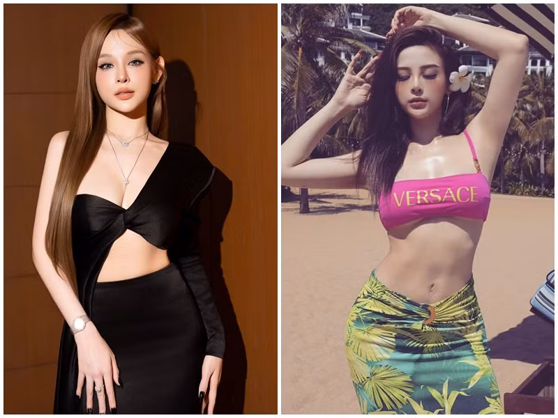 Tuổi 36, Huyền Baby vẫn trẻ trung, gợi cảm dù từng 2 lần sinh nở. Ảnh: FB Huyền Baby.