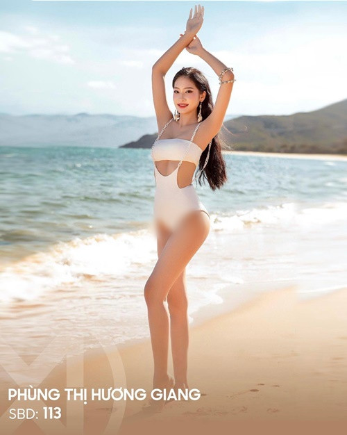 Theo Vietnamnet, cách đây 2 năm ở cuộc thi Miss World Vietnam, Hương Giang cao 1m73, có số đo ba vòng 81-60-90 cm. Ảnh: Vietnamnet.