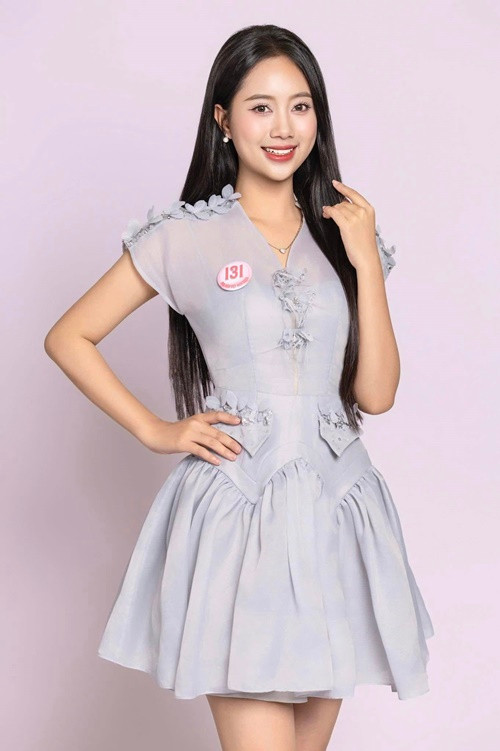 "Tôi tham gia cuộc thi bằng đam mê và sự nỗ lực. Đây là hành trình tôi gặp gỡ, giao lưu và học hỏi văn hóa từ mọi người, với mong muốn trưởng thành hơn. Dù kết quả thế nào, tôi tự hào vì đã dám bước trên sân khấu và cống hiến hết mình", cô cho biết.