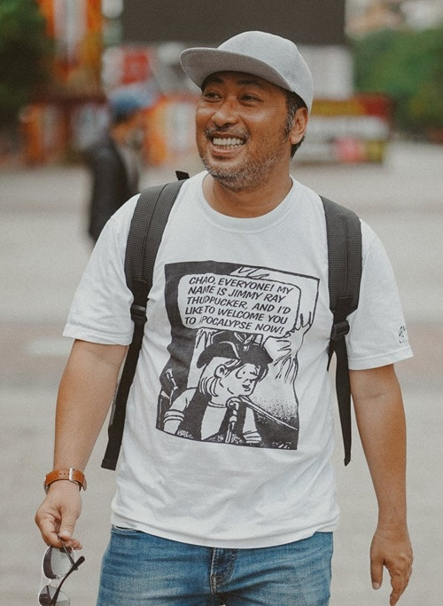 Ít năm trở lại đây, nam đạo diễn sinh năm 1978 còn làm vlog về ẩm thực. Ảnh: FB Quang Dũng.