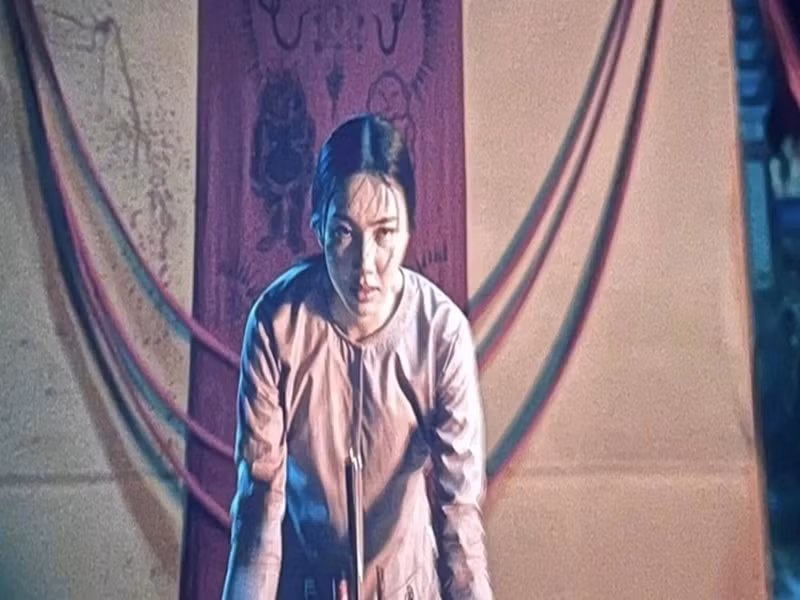 Linh miêu: Quỷ nhập tràng là phim điện ảnh đầu tay của Hoa hậu Thùy Tiên. Dự án ra mắt vào năm 2024. Ảnh: Người Lao Động.