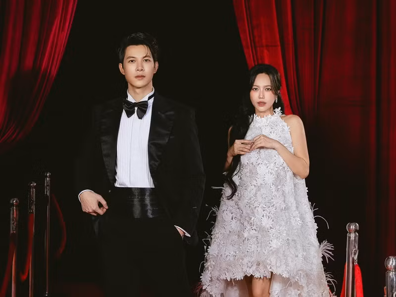 Đối mặt với tin đồn, sinh con năm 2024, vợ Anh Tú không lên tiếng. Ảnh: FB Diệu Nhi.