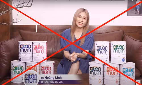 BTV Hoang Linh phan ung ra sao giua on ao quang cao sua gia?