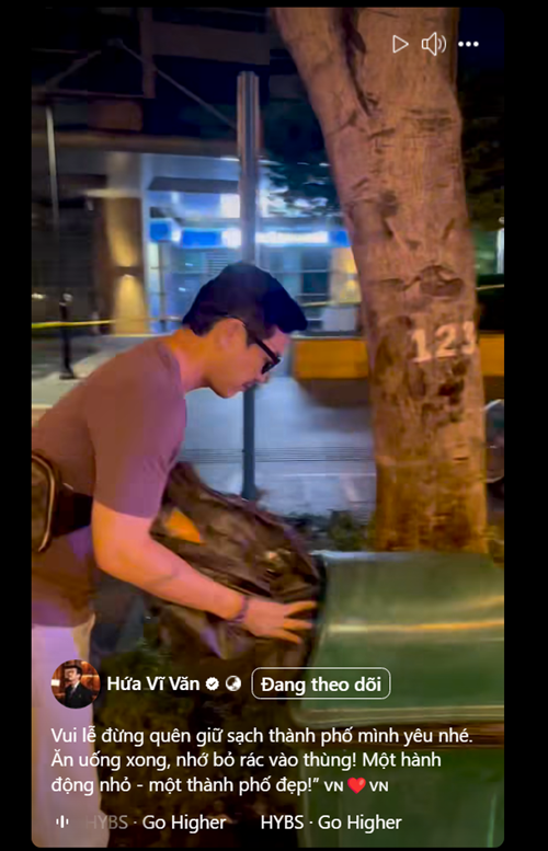 Nam diễn viên được nhiều khán giả khen ngợi. Ảnh: FB Hứa Vĩ Văn.