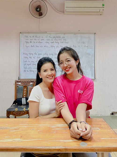 Thanh Bình là học trò của diễn viên Ngọc Trinh. Ảnh: FB Thanh Bình.