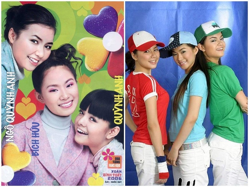 Rời nhóm Mắt Ngọc, Ngô Quỳnh Anh ra nhập nhóm H.A.T. Năm 2005, khi nhóm H.A.T tan rã, Ngô Quỳnh Anh theo học ngành Marketing. Ảnh: VTV, Vietnamnet.