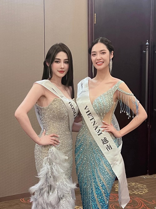 Năm 2023, Nông Thúy Hằng đại diện Việt Nam thi Miss Friendship International - Hoa hậu Hữu nghị Quốc tế. Ảnh: Dân Việt.