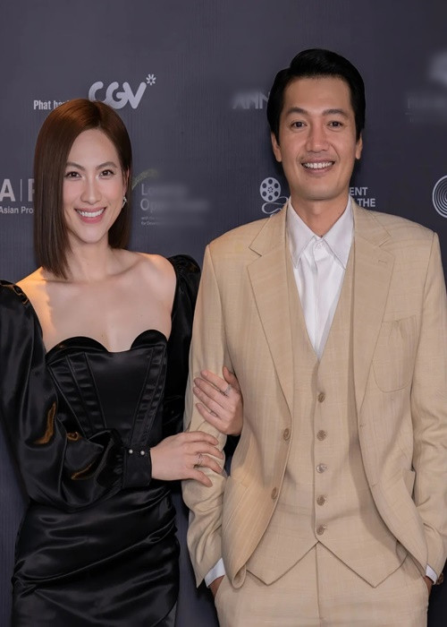 Ngoài Tro tàn rực rỡ, Quang Tuấn và Phương Anh Đào từng đóng chung phim Bằng chứng vô hình. Ảnh: Dân Việt.