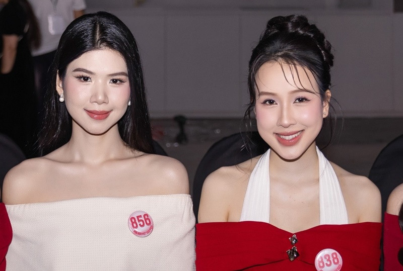 Trong các hoạt động của vòng sơ khảo Hoa hậu Việt Nam 2024, Linh Đan nổi bật, hình ảnh của cô thường xuyên xuất hiện trên fanpage cuộc thi. Ảnh: Fanpage Hoa hậu Việt Nam.