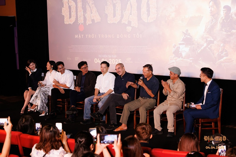 Không chỉ doanh thu gây ấn tượng, chất lượng phim Địa đạo: Mặt trời trong bóng bối được nhiều khán giả đánh giá cao. Ảnh: Fanpage phim Địa đạo.