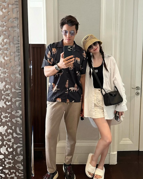 Tháng 9/2024, đôi vợ chồng son tổ chức đám cưới trên đảo ở Langkawi, Malaysia. Ảnh: Instagram Trần Kiều Ân.