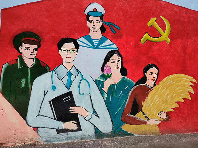 Công trình đã nhận được sự hưởng ứng nhiệt tình của nhiều người dân.