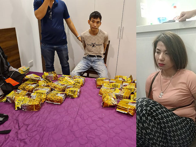 Bat “ba trum” Huong “mau” cam duong day ma tuy lon tai Ha Noi