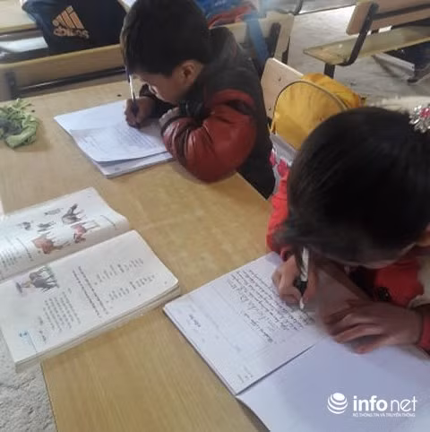 Học sinh trong lớp của thầy Gọn