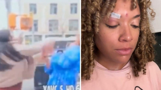 Dang phong van, nu phong vien bi tan cong da man giua pho