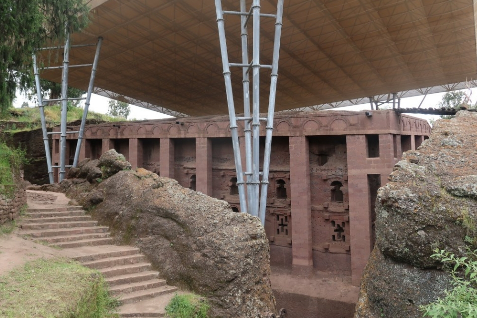 Nhiều địa danh ở Ethiopia như nhà thờ đá Lalibela, công viên quốc gia Simien, Harar Jugol,...được UNESCO công nhận là Di sản Thế giới. Ảnh: AE.