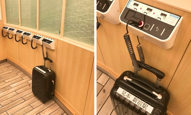 Hệ thống chống trộm cho vali, túi xách.