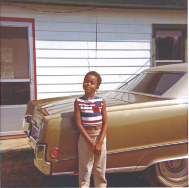 Bức ảnh chụp bà Michelle Obama lúc 6 tuổi ở Chicago năm 1970.